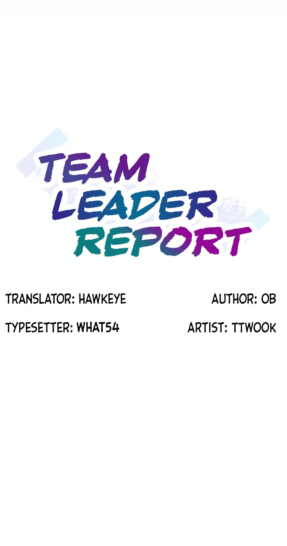 อ่านการ์ตูน Team Leader, This is A Report 16 ภาพที่ 1