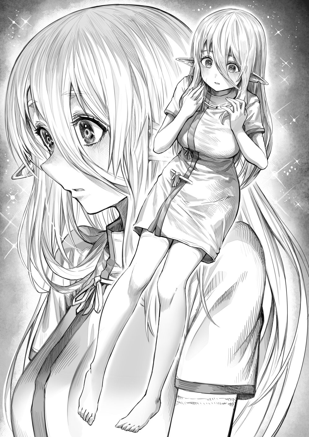 อ่านการ์ตูน Boroboro no Elf-san o shiawaseni suru kusuri uri-san 64 ภาพที่ 7